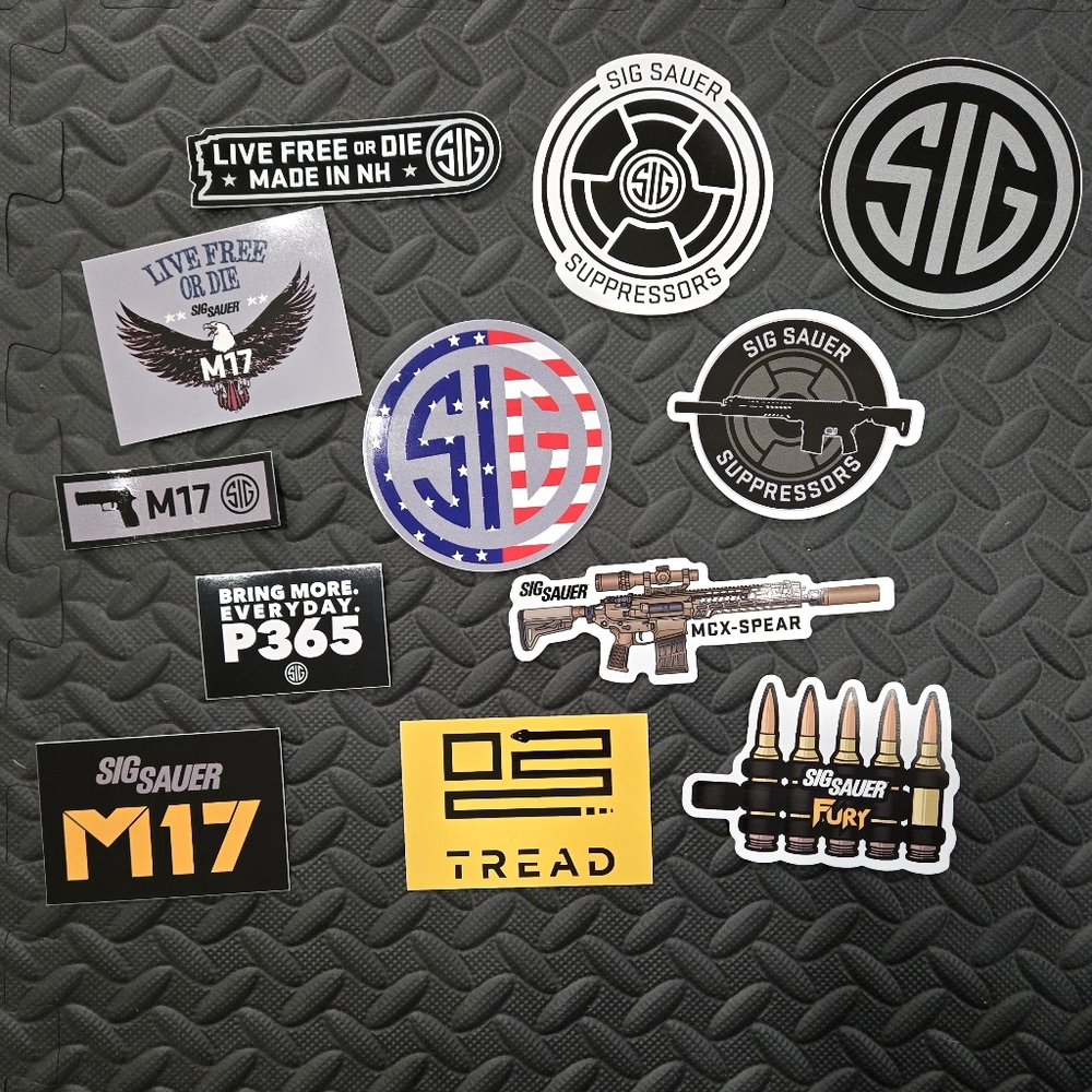 SIG SAUER Vinyl Sticker Bundle
